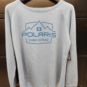 Polaris Women's Adventure Crew Sweatshirt, Blue